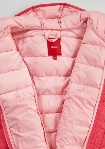 Veste mi-saison s.Oliver en rose