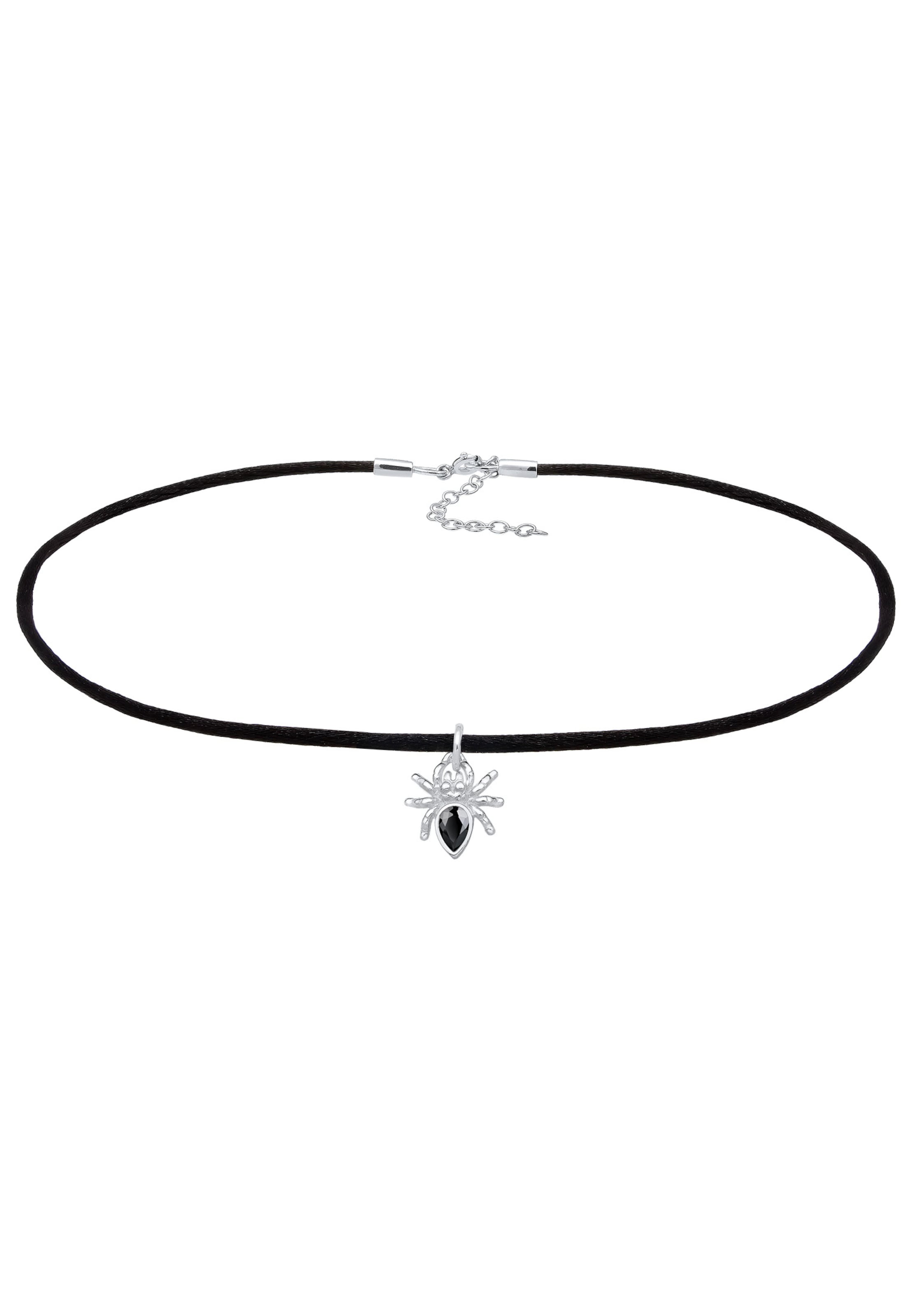 ELLI Choker in Schwarz: Vorderseite