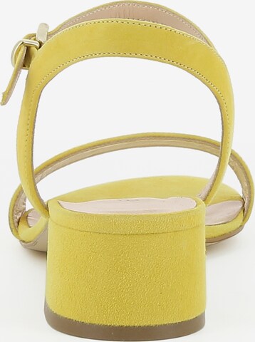 EVITA Strap Sandals 'Daria' in Yellow