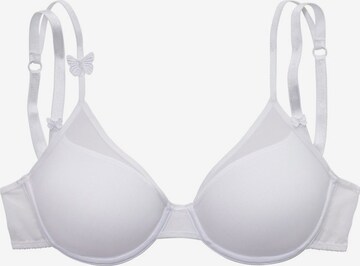 PASSIONATA T-shirt Bra in White: front