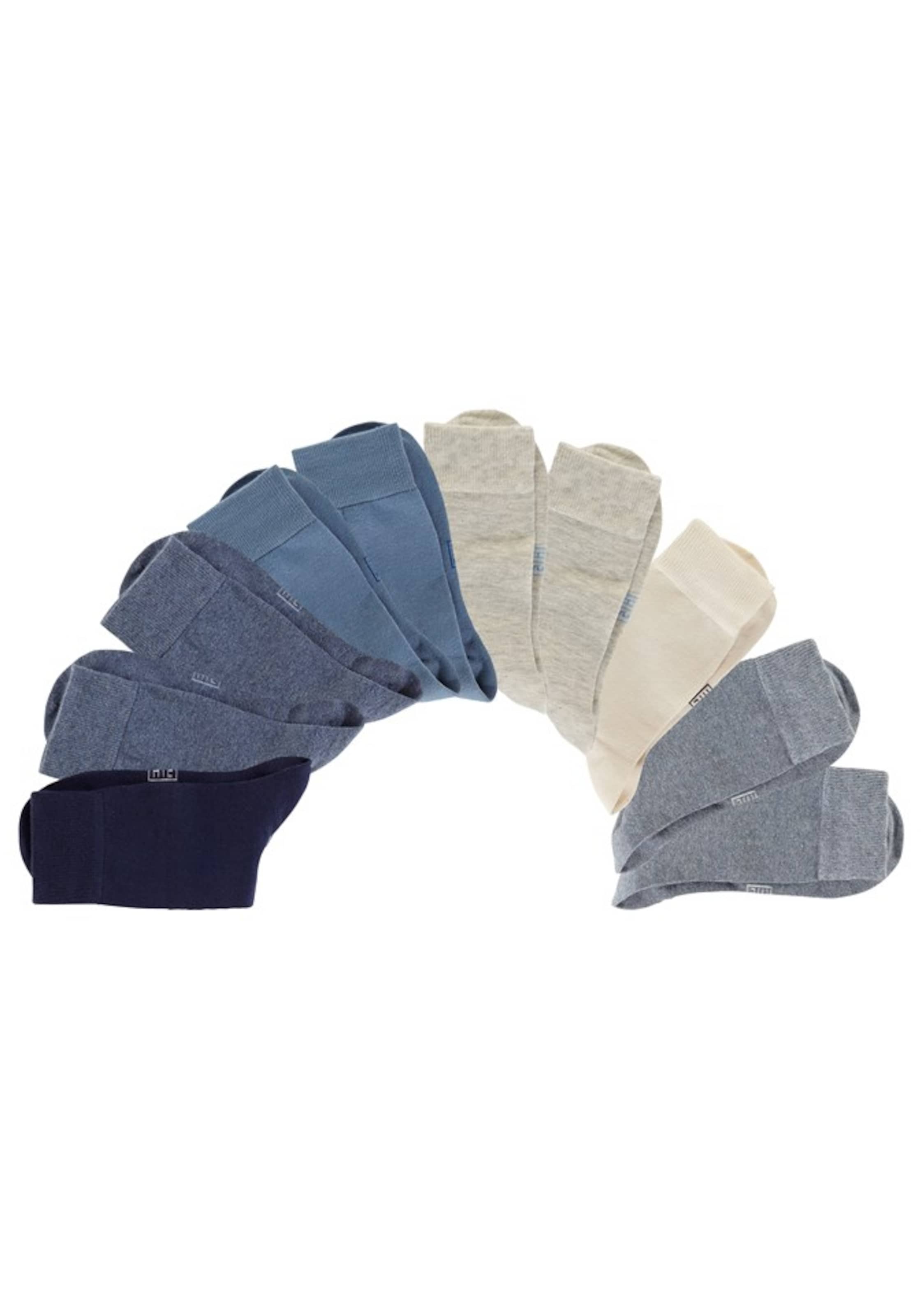 H.I.S Къси чорапи в синьо: отпред