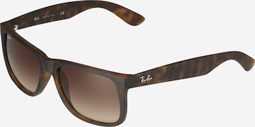 Ochelari de soare 'Justin' de la Ray-Ban pe maro: față