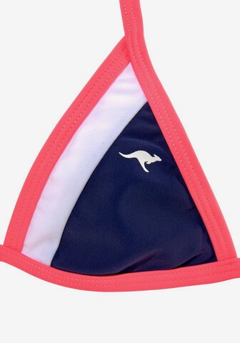 KangaROOS Triangle Bikini in Blue