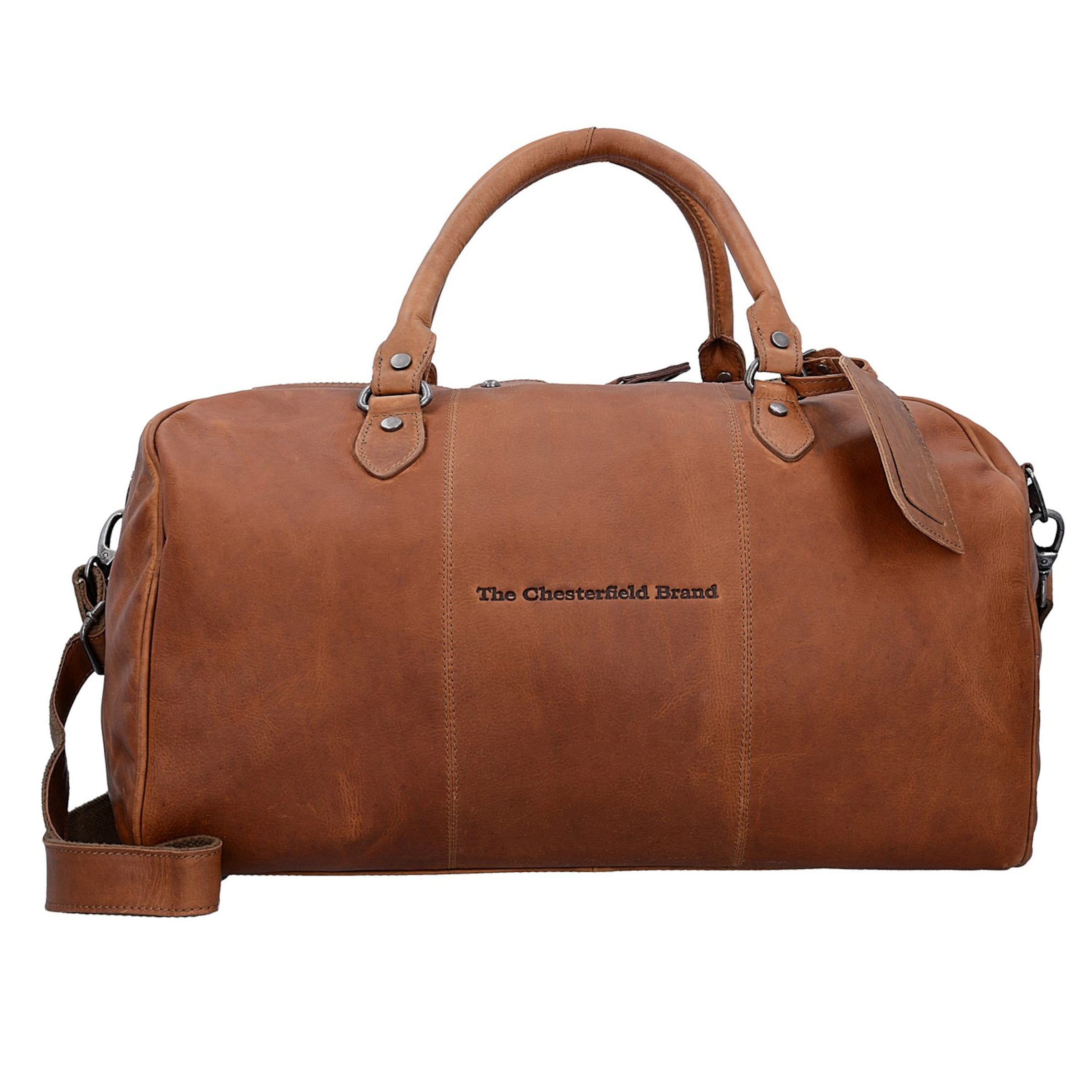 Sac week-end 'Liam' The Chesterfield Brand en marron : devant