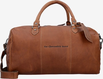 The Chesterfield Brand Weekender 'Liam' in Brown: front