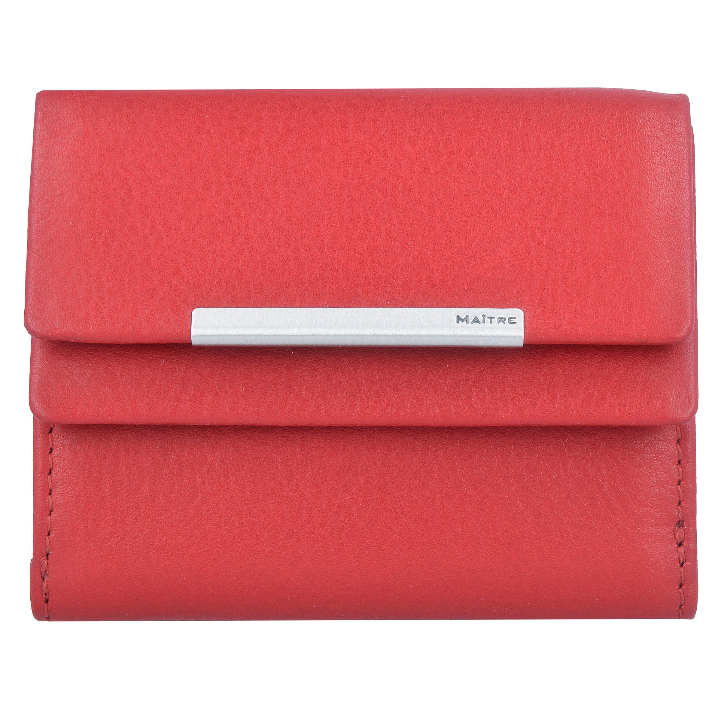 Maître Wallet 'Belg' in Red: front