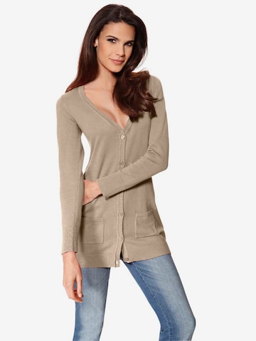 heine Knit cardigan in Beige: front