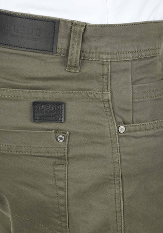 BLEND - Slimfit Pantalón 'Saturn' en verde