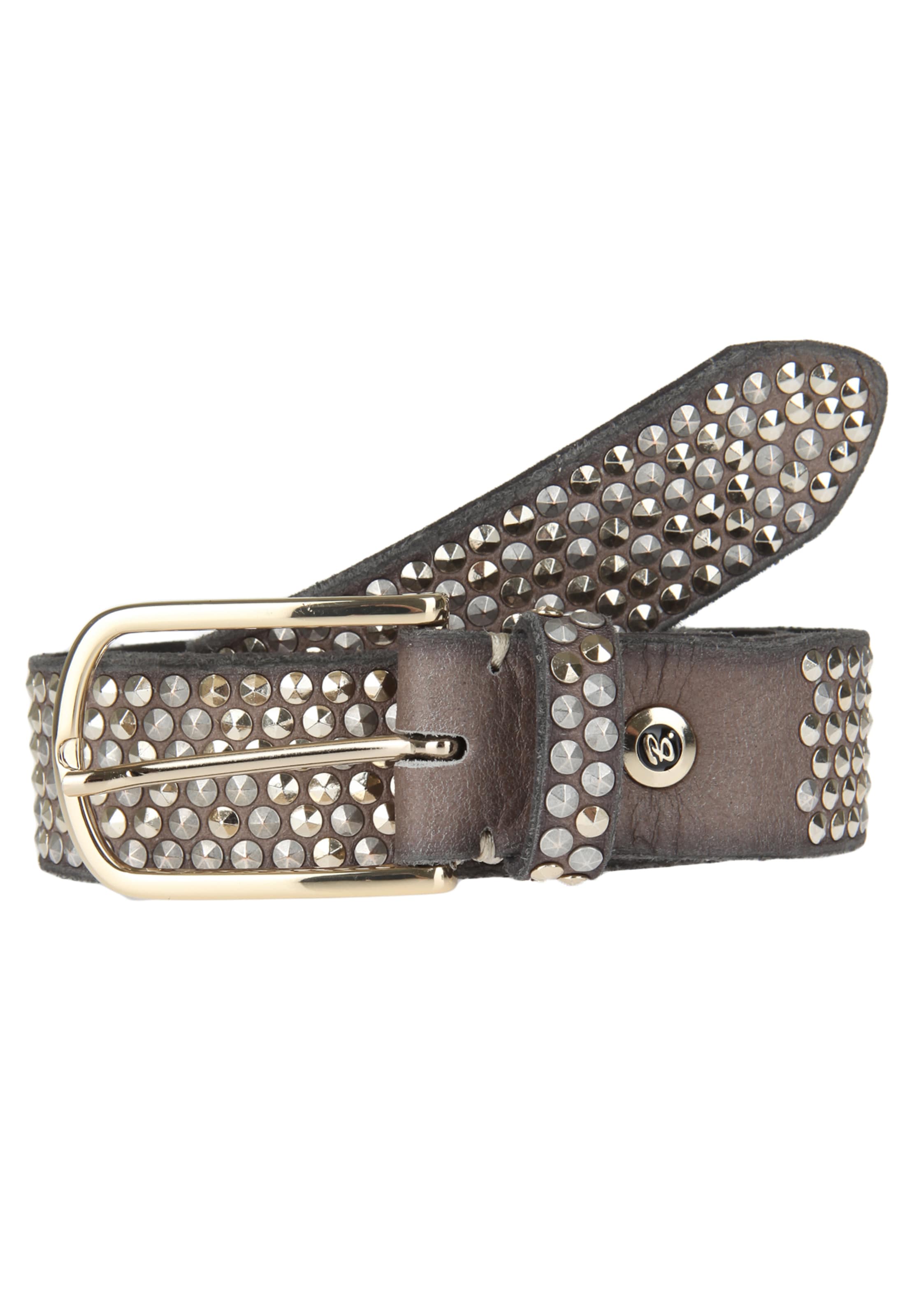 Cintura di B.BELT in grigio: frontale