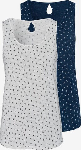 LASCANA Tanktop in Blau: predná strana