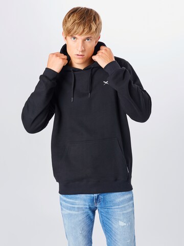 Iriedaily Regular Fit Sweatshirt in Schwarz: Vorderseite