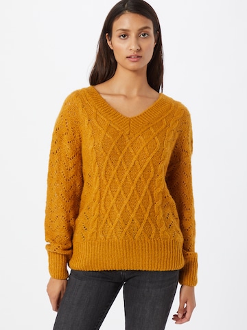 Pepe Jeans Sweater 'Elia' in Yellow: front