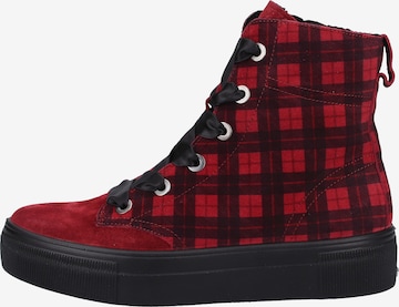 Legero High-Top Sneakers in Red