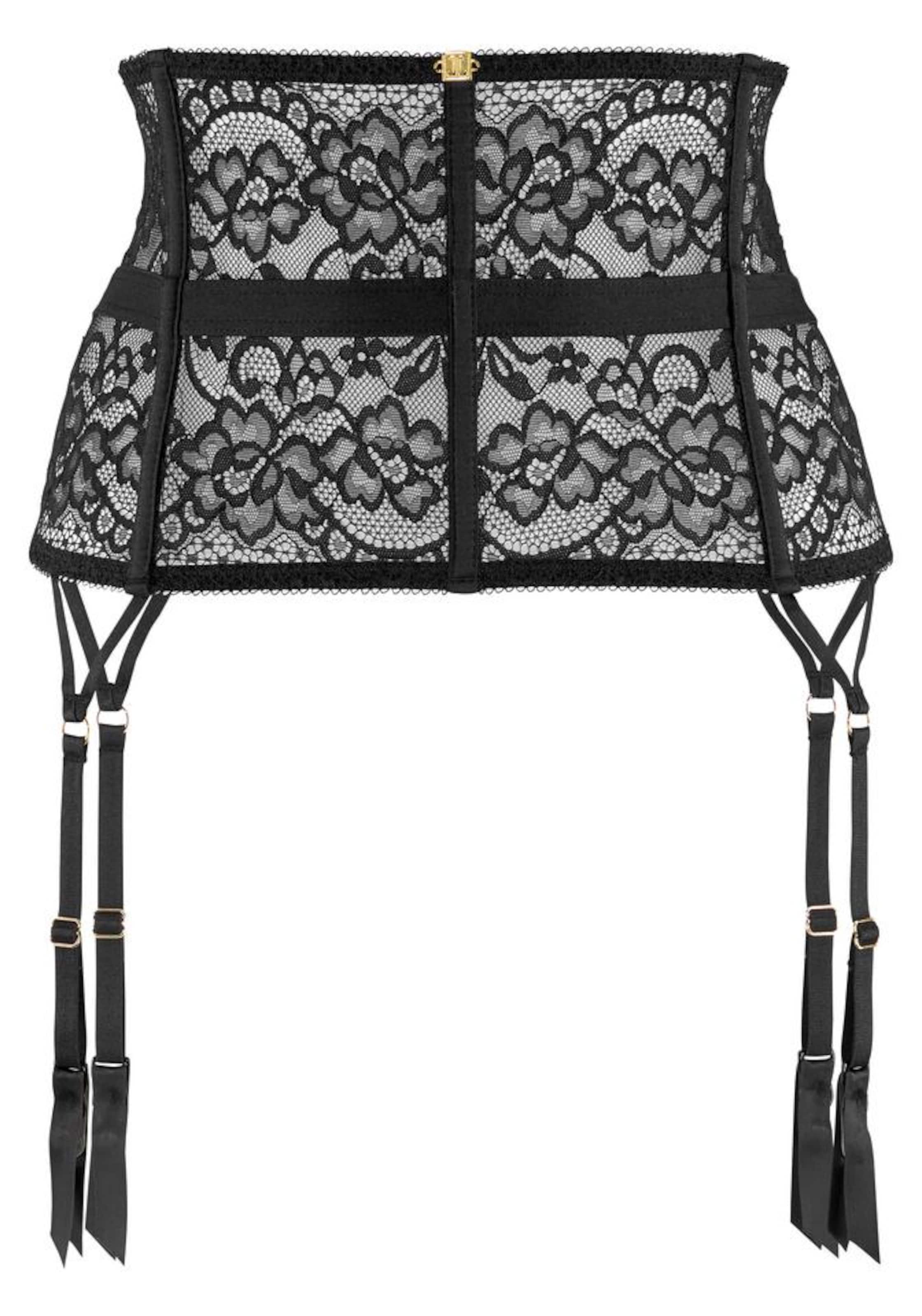 Reggicalze di JETTE in nero: frontale