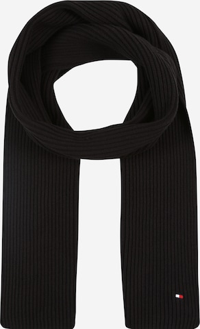 TOMMY HILFIGER Scarf 'Pima' in Black: front