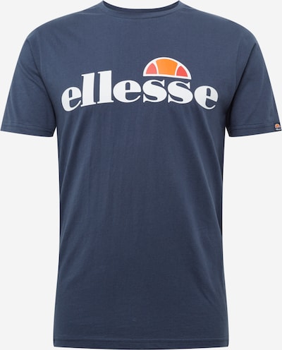 Tricou 'Prado' ELLESSE pe bleumarin / portocaliu / roșu / alb, Vizualizare produs
