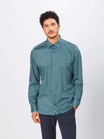 Coupe regular Chemise OLYMP en vert