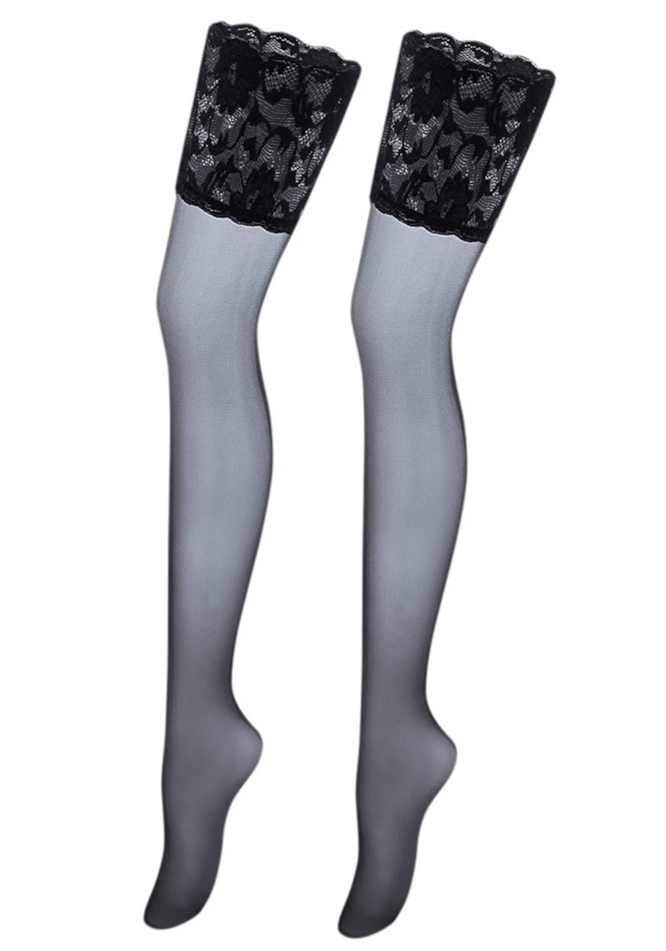 VIVANCE Jemné punčochy – černá: přední strana