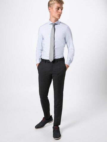 OLYMP Slim Fit Businesspaita värissä sininen