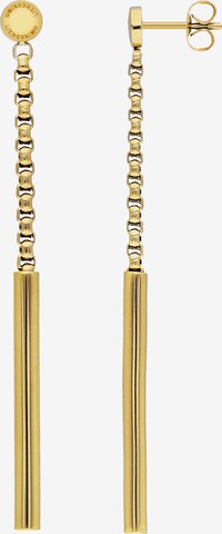 Boucles d'oreilles Liebeskind Berlin en or : devant