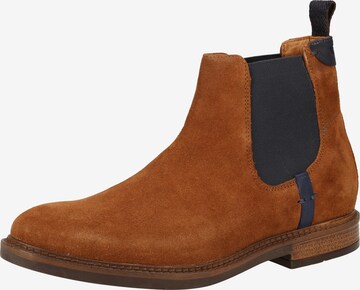 Gino Rossi Chelsea boots in Bruin: voorkant