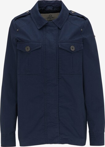 DREIMASTER Between-Season Jacket in Blue: front