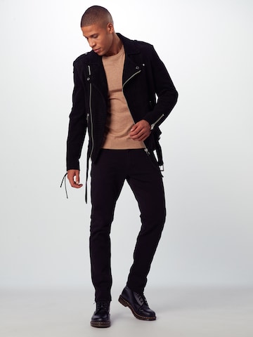 REPLAY Slimfit Jeans 'Anbass' in Zwart