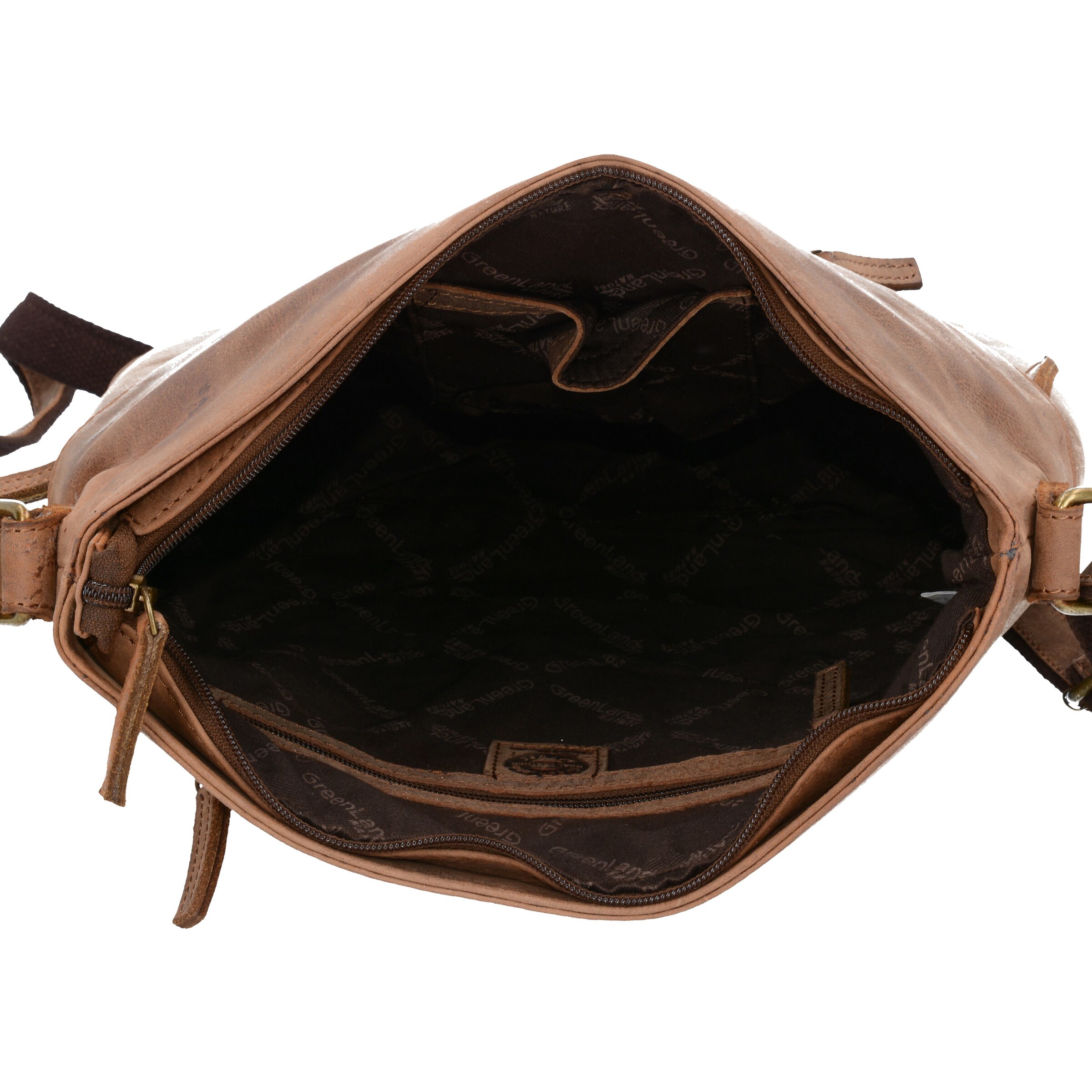 Sac à bandoulière 'Montenegro' Greenland Nature en marron