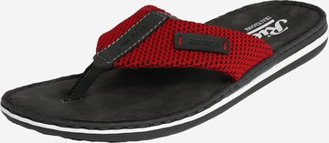 Rieker Teenslippers in Rood: voorkant