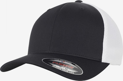 Cappello da baseball Flexfit di colore nero / bianco, Visualizzazione prodotti