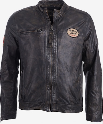 MUSTANG Between-Season Jacket 'Varberg' in Brown: front