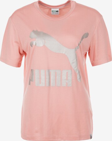 T-shirt PUMA en rose : devant