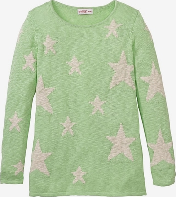 SHEEGO Sweater in Green: front