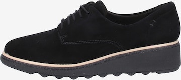 CLARKS Schnürschuh 'Sharon Noel' in Schwarz