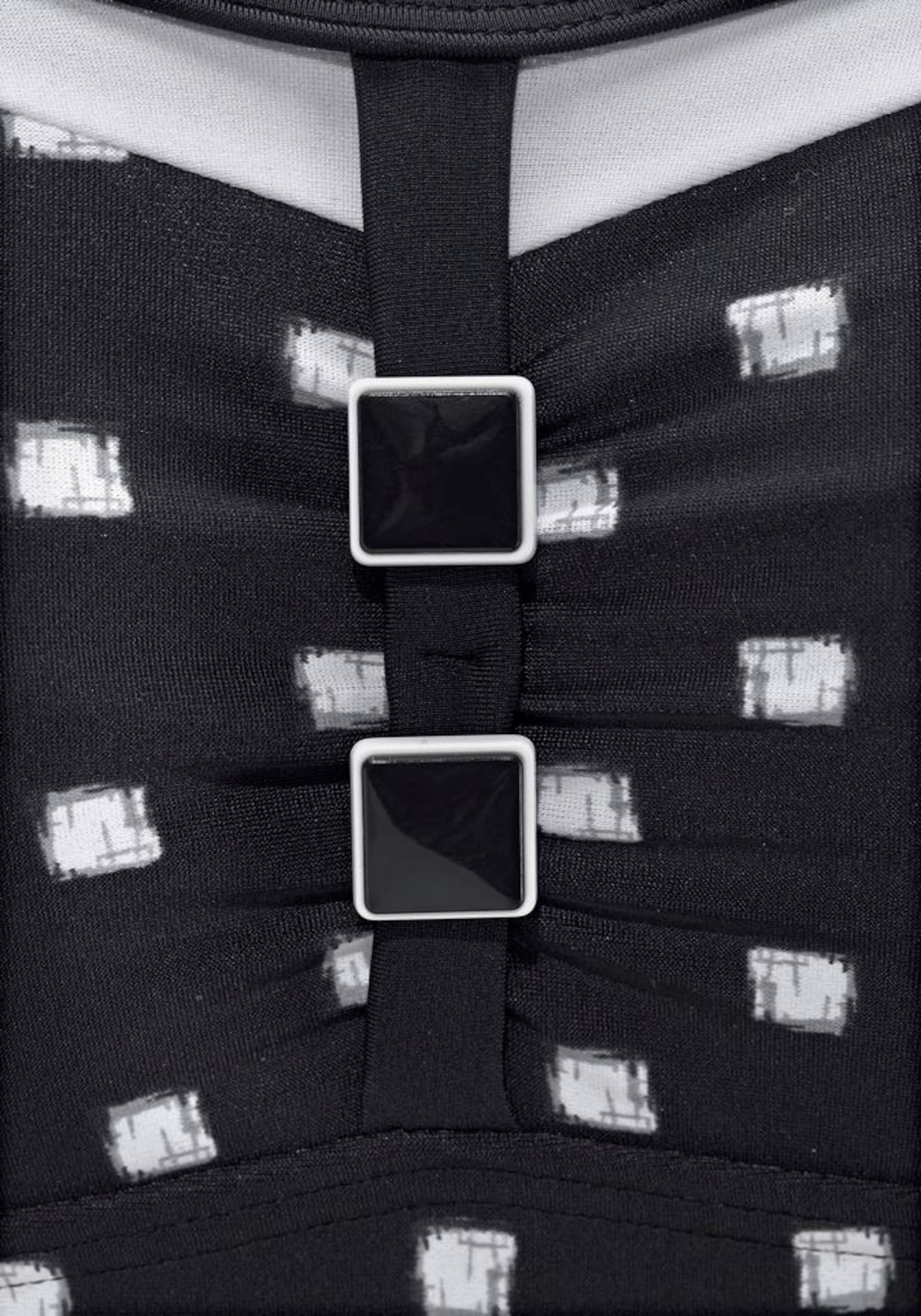 LASCANA Korzet Jednodielne plavky - Čierna