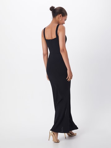 Robe de soirée WAL G. en noir : derrière