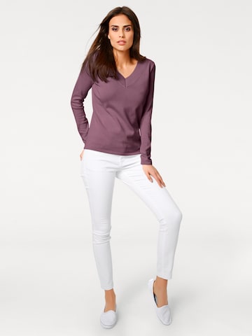 heine - Pullover em roxo: frente