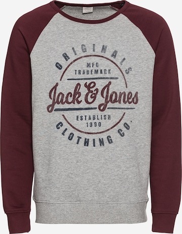 JACK & JONES Sweatshirt 'Vinnie' in Grau: predná strana