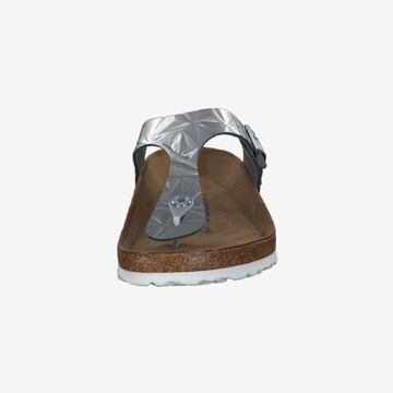 BIRKENSTOCK Zehentrenner in Silber