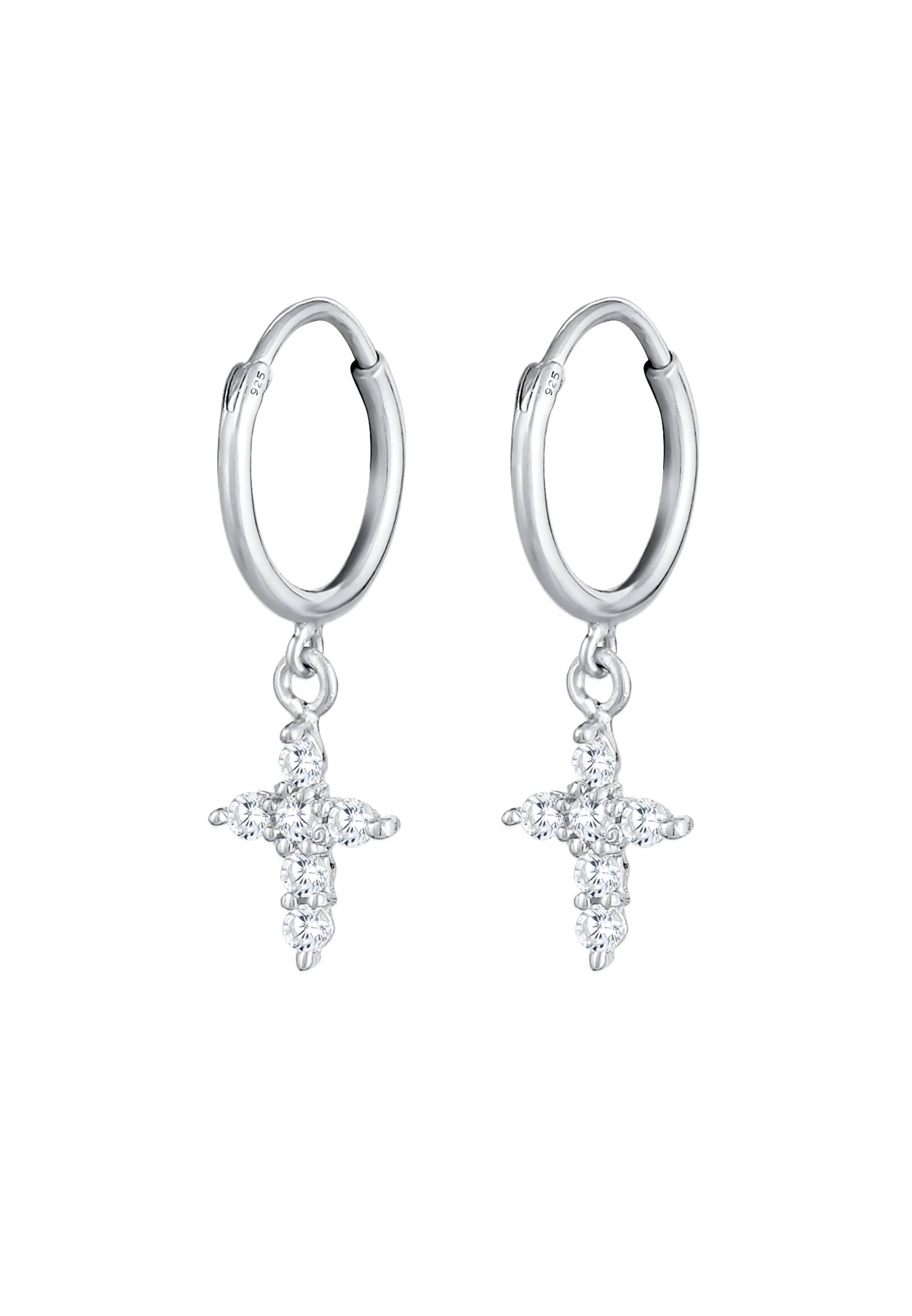 ELLI Oorbellen in Zilver: voorkant