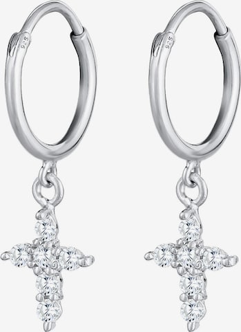 Boucles d'oreilles ELLI en argent : devant