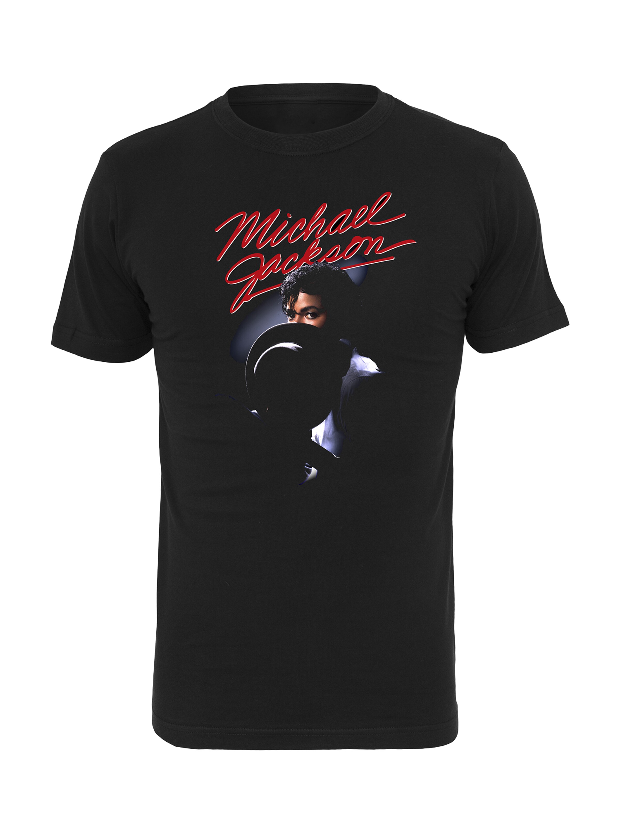 Frauen Shirts & Tops Merchcode Shirt 'Michael Jackson' in Schwarz - YI98021