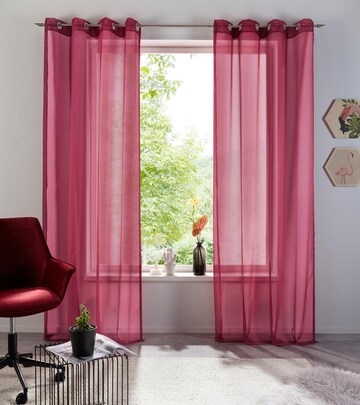 MY HOME Curtains & Drapes in Red