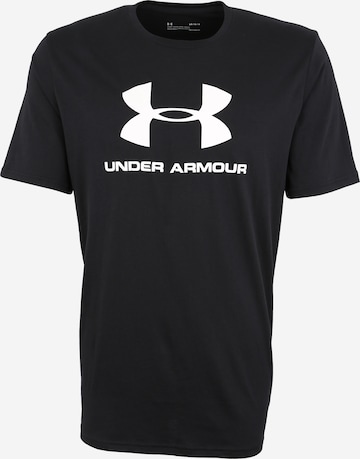 UNDER ARMOUR Regular fit Functioneel shirt in Zwart: voorkant