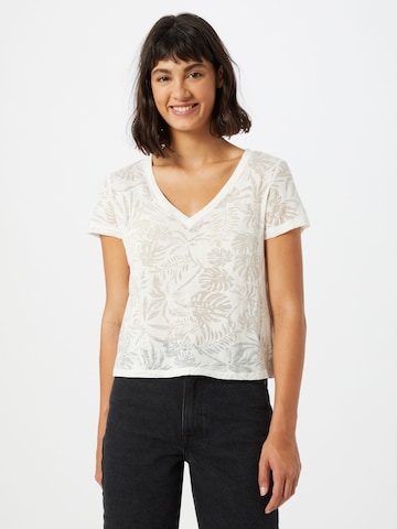 ONLY T-shirt 'Ofelia' i vit: framsida