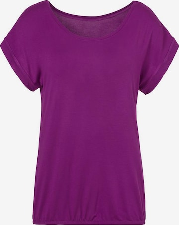 VIVANCE - Camisa em roxo: frente