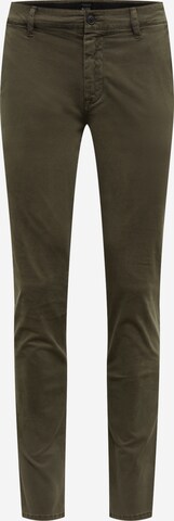 BOSS Orange Slimfit Chino in Groen: voorkant