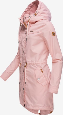 Ragwear Between-seasons parka 'Canny' in Pink