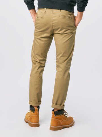 Dockers Slimfit Hose 'ALPHA ORIGINAL' in Braun