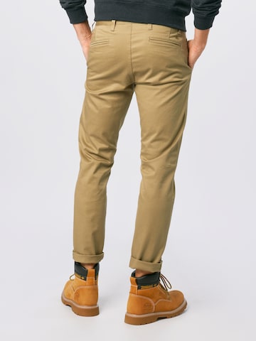 Dockers - Slimfit Pantalón chino 'ALPHA ORIGINAL' en marrón